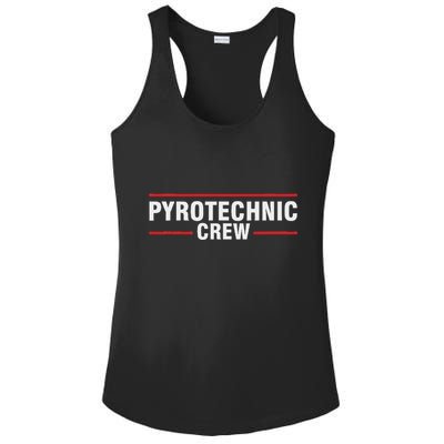 Pyrotechnician Trupp Fireworks Bangers Pyrotechnician Pyromans Ladies PosiCharge Competitor Racerback Tank