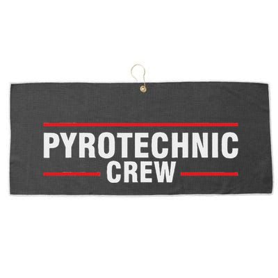Pyrotechnician Trupp Fireworks Bangers Pyrotechnician Pyromans Large Microfiber Waffle Golf Towel