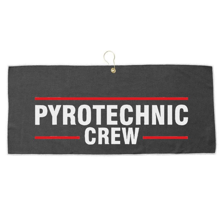 Pyrotechnician Trupp Fireworks Bangers Pyrotechnician Pyromans Large Microfiber Waffle Golf Towel