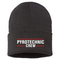 Pyrotechnician Trupp Fireworks Bangers Pyrotechnician Pyromans Sustainable Knit Beanie