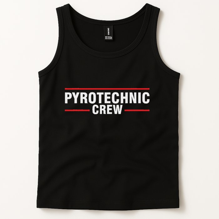 Pyrotechnician Trupp Fireworks Bangers Pyrotechnician Pyromans Tank Top