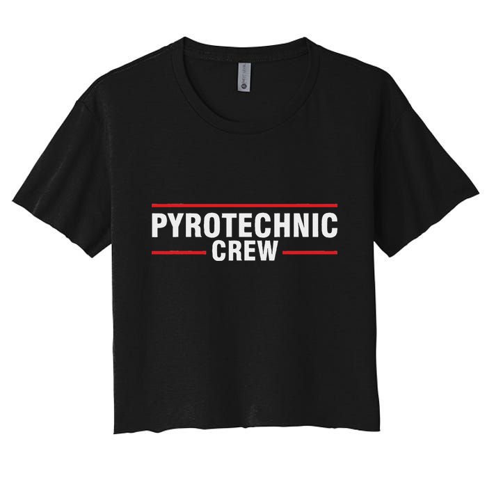 Pyrotechnician Trupp Fireworks Bangers Pyrotechnician Pyromans Crop Top
