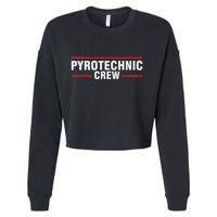 Pyrotechnician Trupp Fireworks Bangers Pyrotechnician Pyromans Cropped Pullover Crew