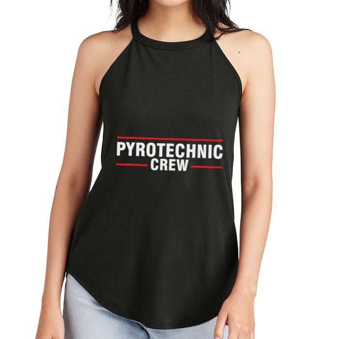Pyrotechnician Trupp Fireworks Bangers Pyrotechnician Pyromans Women's Perfect Tri Rocker Tank