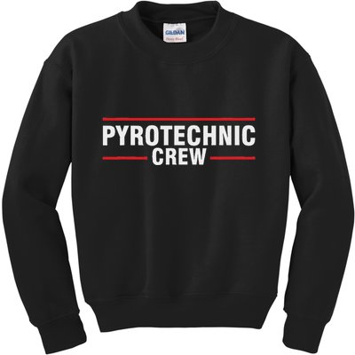 Pyrotechnician Trupp Fireworks Bangers Pyrotechnician Pyromans Kids Sweatshirt