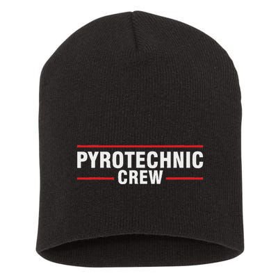Pyrotechnician Trupp Fireworks Bangers Pyrotechnician Pyromans Short Acrylic Beanie