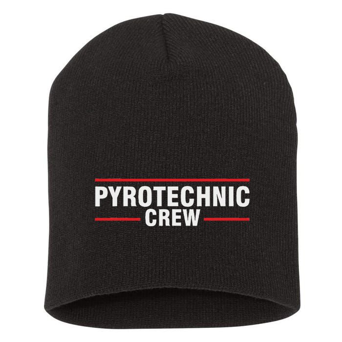Pyrotechnician Trupp Fireworks Bangers Pyrotechnician Pyromans Short Acrylic Beanie