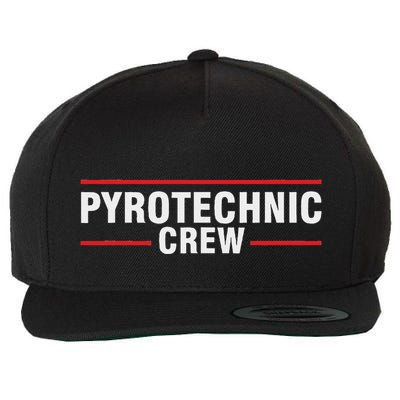 Pyrotechnician Trupp Fireworks Bangers Pyrotechnician Pyromans Wool Snapback Cap