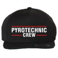 Pyrotechnician Trupp Fireworks Bangers Pyrotechnician Pyromans Wool Snapback Cap