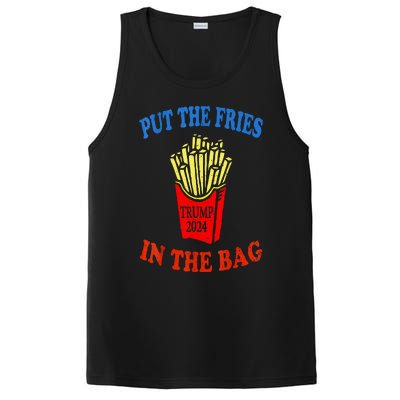 Put The Fries In The Bag Fast Food Lover Funny French Fry Trump 2024 PosiCharge Competitor Tank