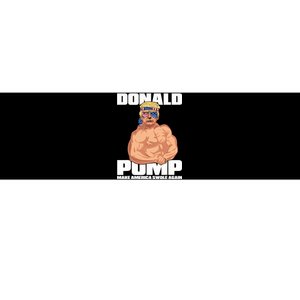 Patriotic Trump Funny July 4th Donald Pump Bumper Sticker