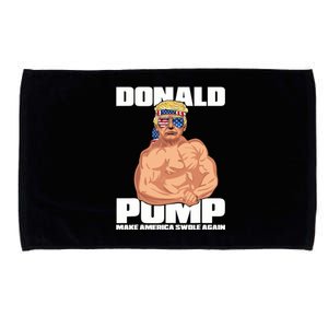 Patriotic Trump Funny July 4th Donald Pump Microfiber Hand Towel