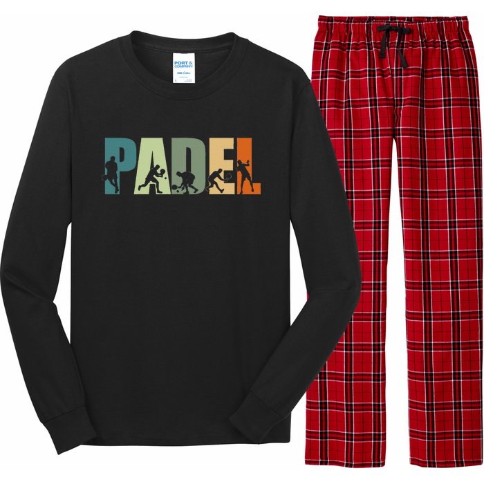 Padel Tennis Funny Padel Players Long Sleeve Pajama Set