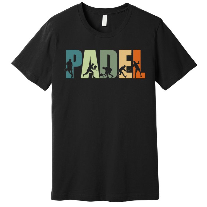 Padel Tennis Funny Padel Players Premium T-Shirt