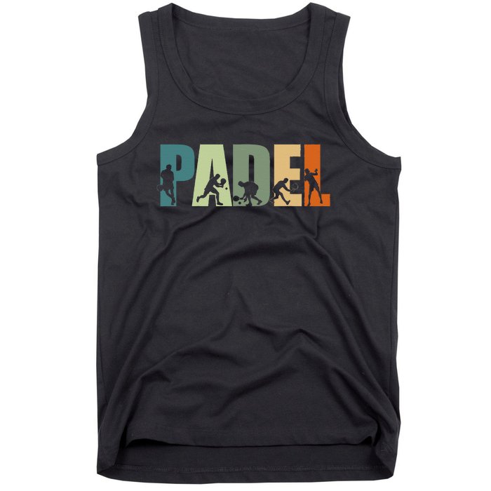 Padel Tennis Funny Padel Players Tank Top