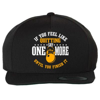 Personal Trainer Fitness Motivation Instructor Workout Coach Meaningful Gift Wool Snapback Cap