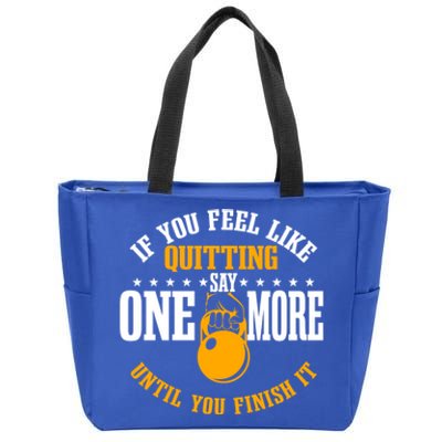 Personal Trainer Fitness Motivation Instructor Workout Coach Meaningful Gift Zip Tote Bag