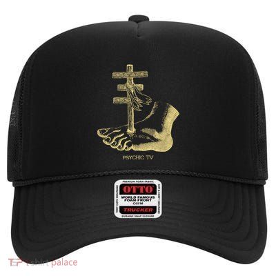 Psychic Tv Fan Art High Crown Mesh Back Trucker Hat