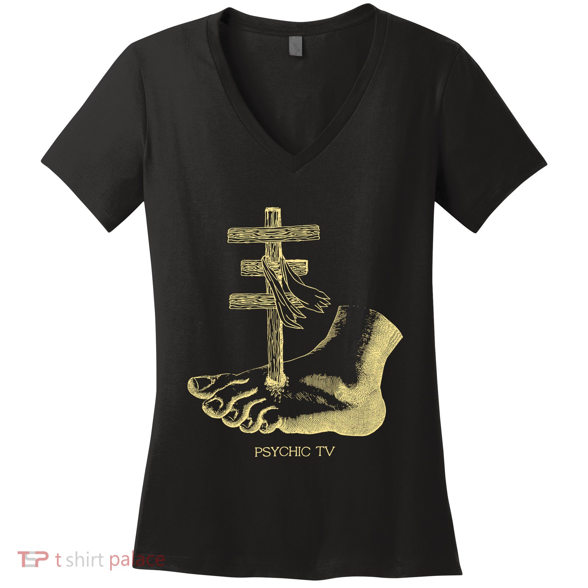 Psychic Tv Fan Art Women's V-Neck T-Shirt