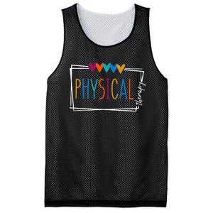 Physical Therapy Funny Physical Therapist pt therapist month Mesh Reversible Basketball Jersey Tank