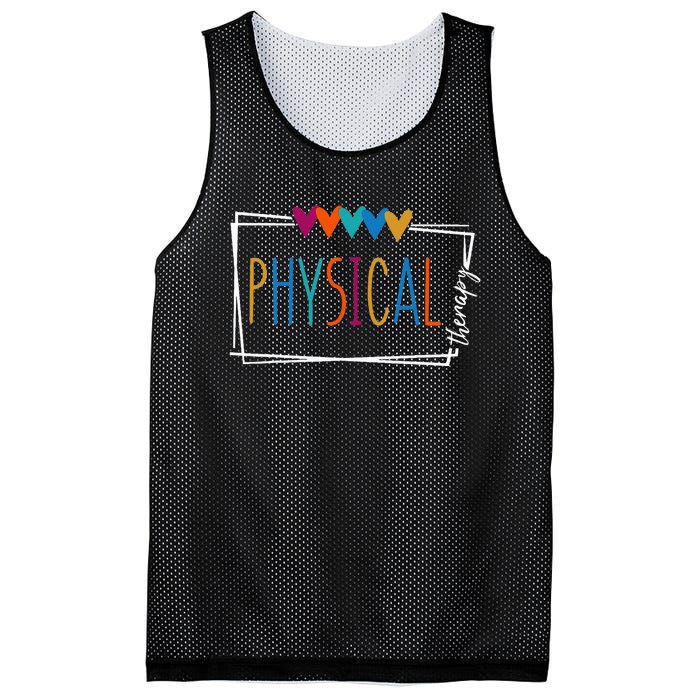 Physical Therapy Funny Physical Therapist pt therapist month Mesh Reversible Basketball Jersey Tank