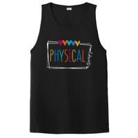 Physical Therapy Funny Physical Therapist pt therapist month PosiCharge Competitor Tank