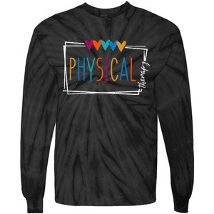 Physical Therapy Funny Physical Therapist pt therapist month Tie-Dye Long Sleeve Shirt