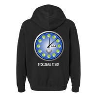 Pickleball Time Front And Back Garment-Dyed Fleece Hoodie