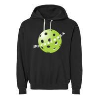 Pickleball Time Front And Back Garment-Dyed Fleece Hoodie