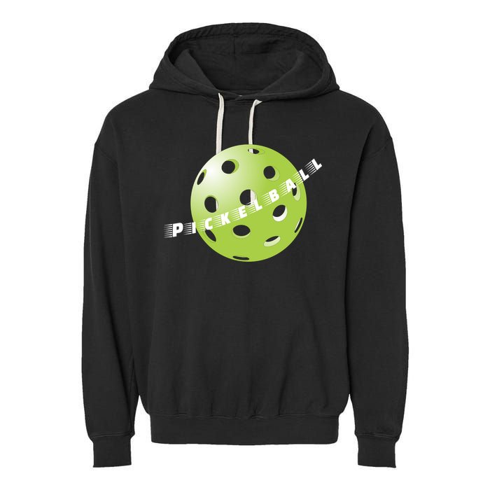 Pickleball Time Front And Back Garment-Dyed Fleece Hoodie