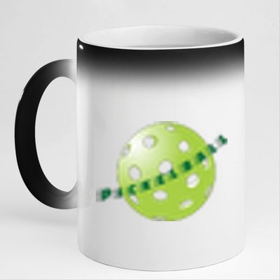 Pickleball Time Front And Back 11oz Black Color Changing Mug