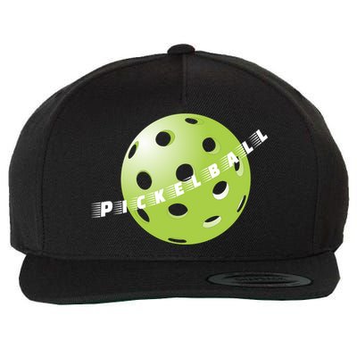 Pickleball Time Front And Back Wool Snapback Cap
