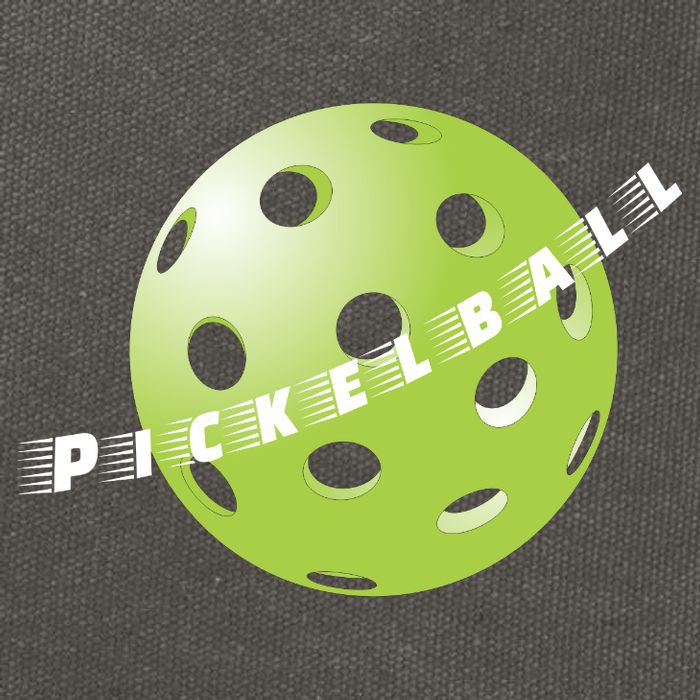 Pickleball Time Front And Back Cotton Canvas Backpack