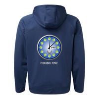 Pickleball Time Front And Back Performance Fleece Hoodie