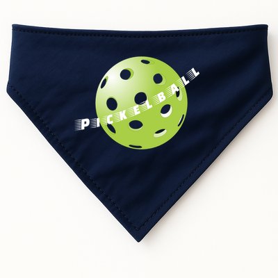 Pickleball Time Front And Back USA-Made Doggie Bandana