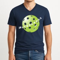 Pickleball Time Front And Back V-Neck T-Shirt