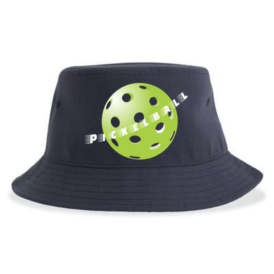 Pickleball Time Front And Back Sustainable Bucket Hat