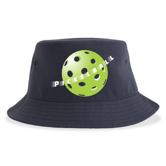 Pickleball Time Front And Back Sustainable Bucket Hat
