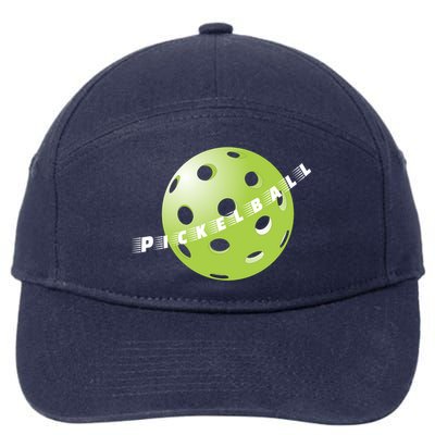 Pickleball Time Front And Back 7-Panel Snapback Hat