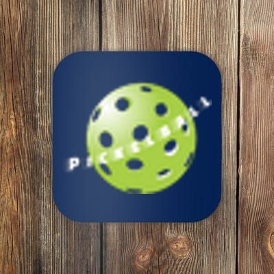 Pickleball Time Front And Back Coaster