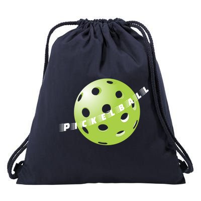 Pickleball Time Front And Back Drawstring Bag