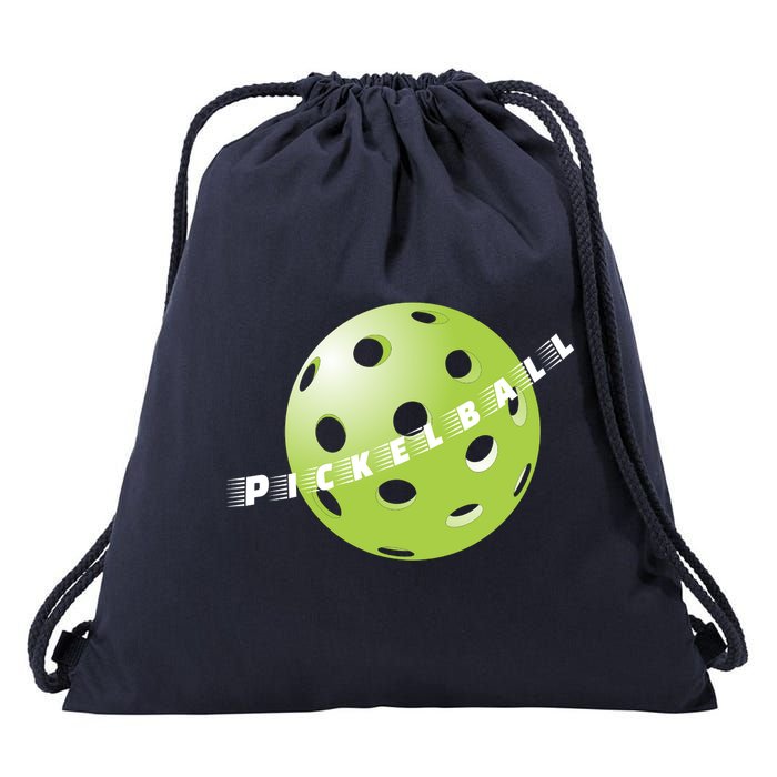 Pickleball Time Front And Back Drawstring Bag