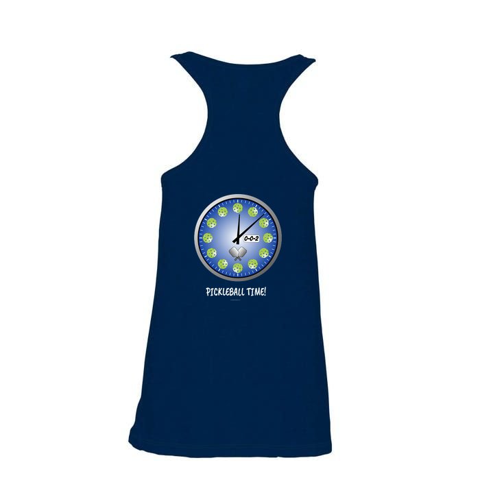 Pickleball Time Front And Back Ladies Essential Flowy Tank