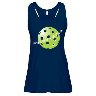 Pickleball Time Front And Back Ladies Essential Flowy Tank