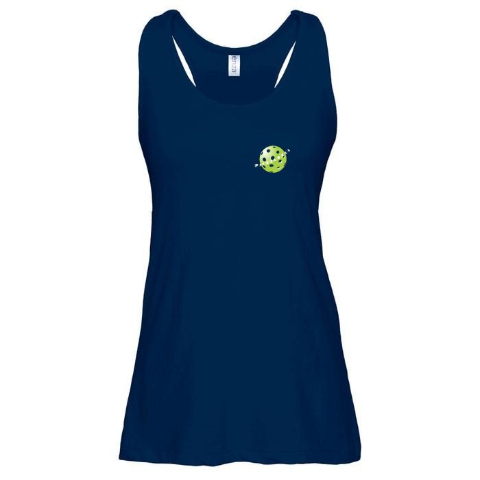 Pickleball Time Front And Back Ladies Essential Flowy Tank