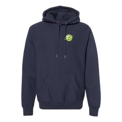 Pickleball Time Front And Back Premium Hoodie