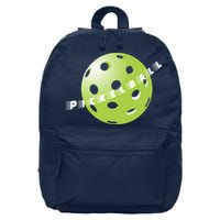 Pickleball Time Front And Back 16 in Basic Backpack