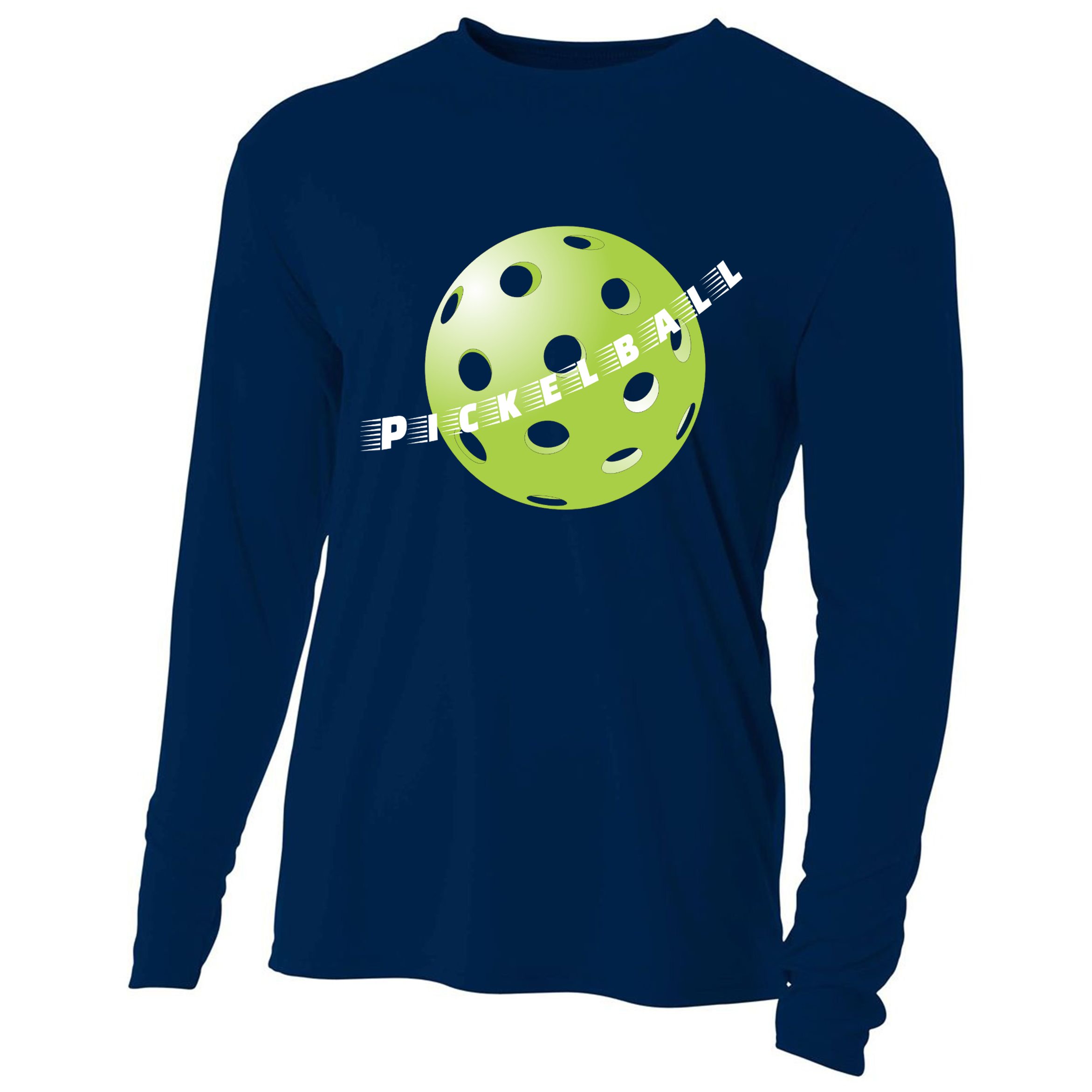 Pickleball Time Front And Back Cooling Performance Long Sleeve Crew