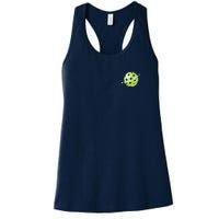 Pickleball Time Front And Back Women's Racerback Tank