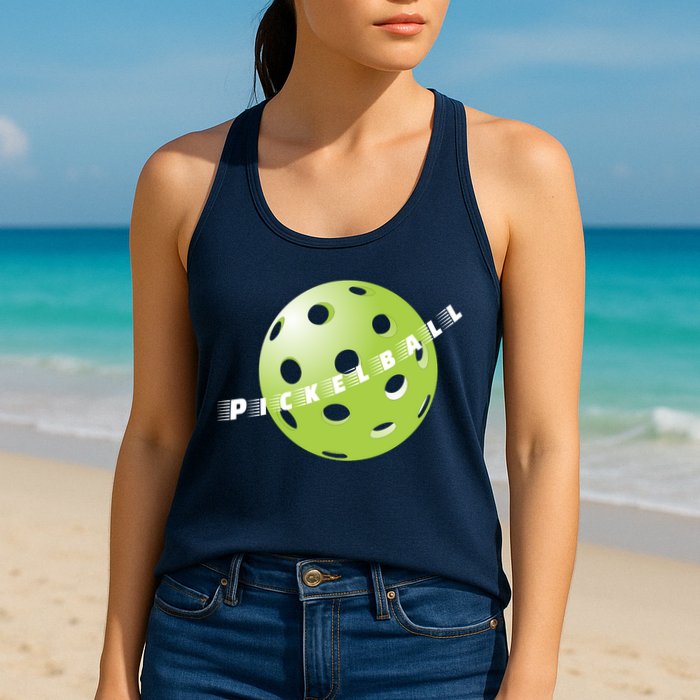 Pickleball Time Front And Back Womens Tank Top